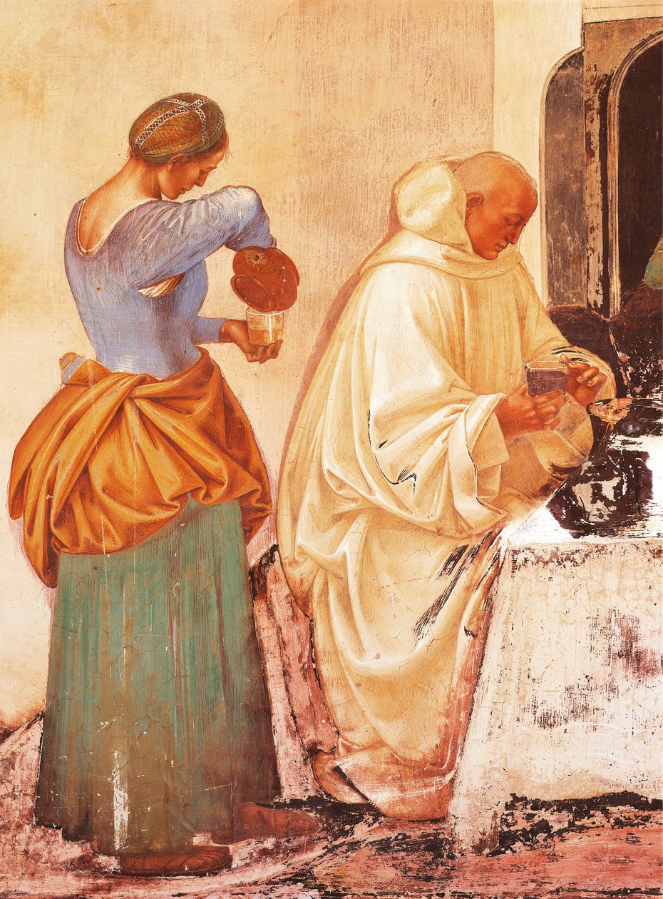 Storie di San Benedetto, affresco, Chiostro di San Benedetto, Abbazia di Monte Oliveto Maggiore da Luca Signorelli