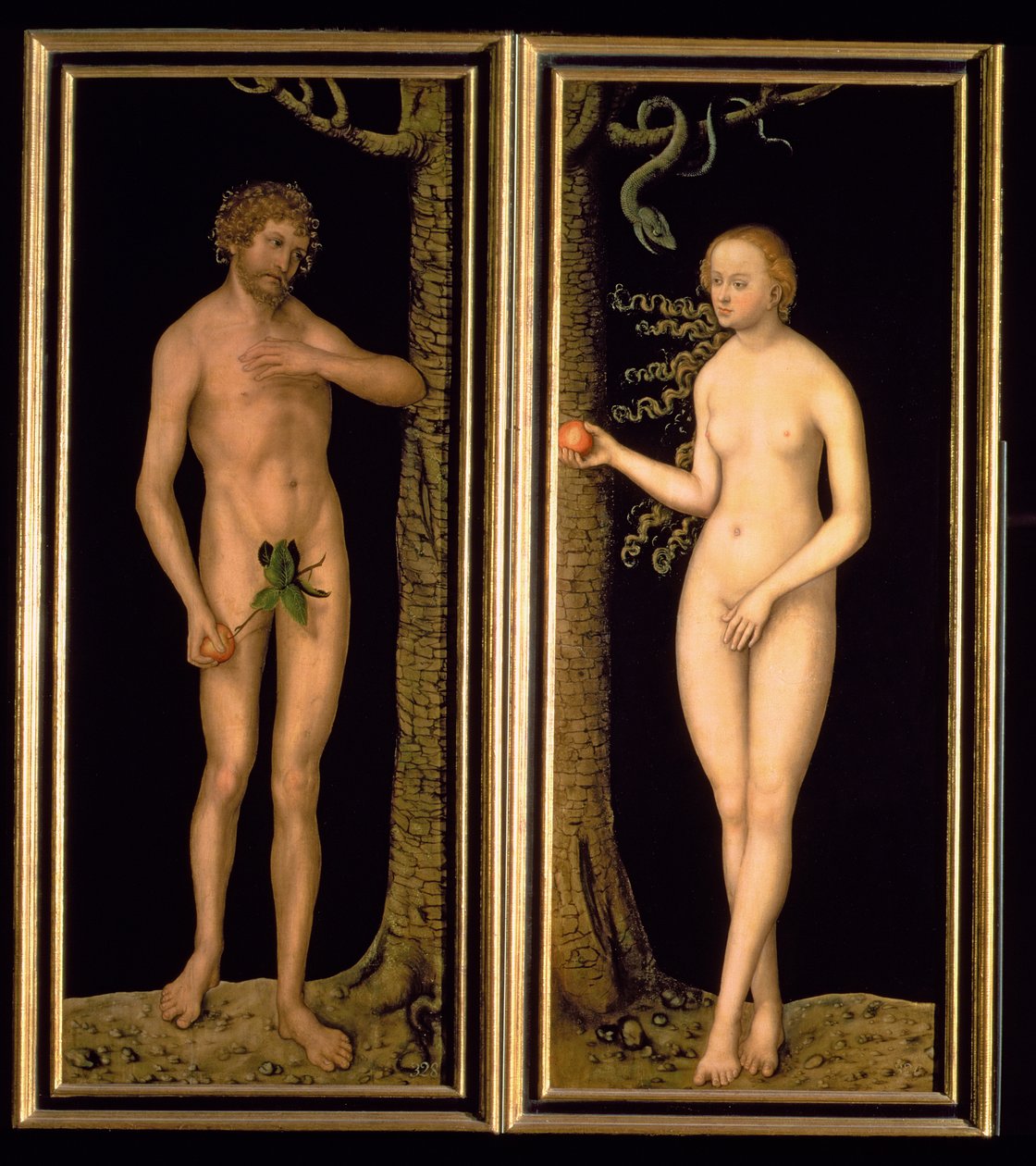Adamo ed Eva da Lucas Cranach the Elder