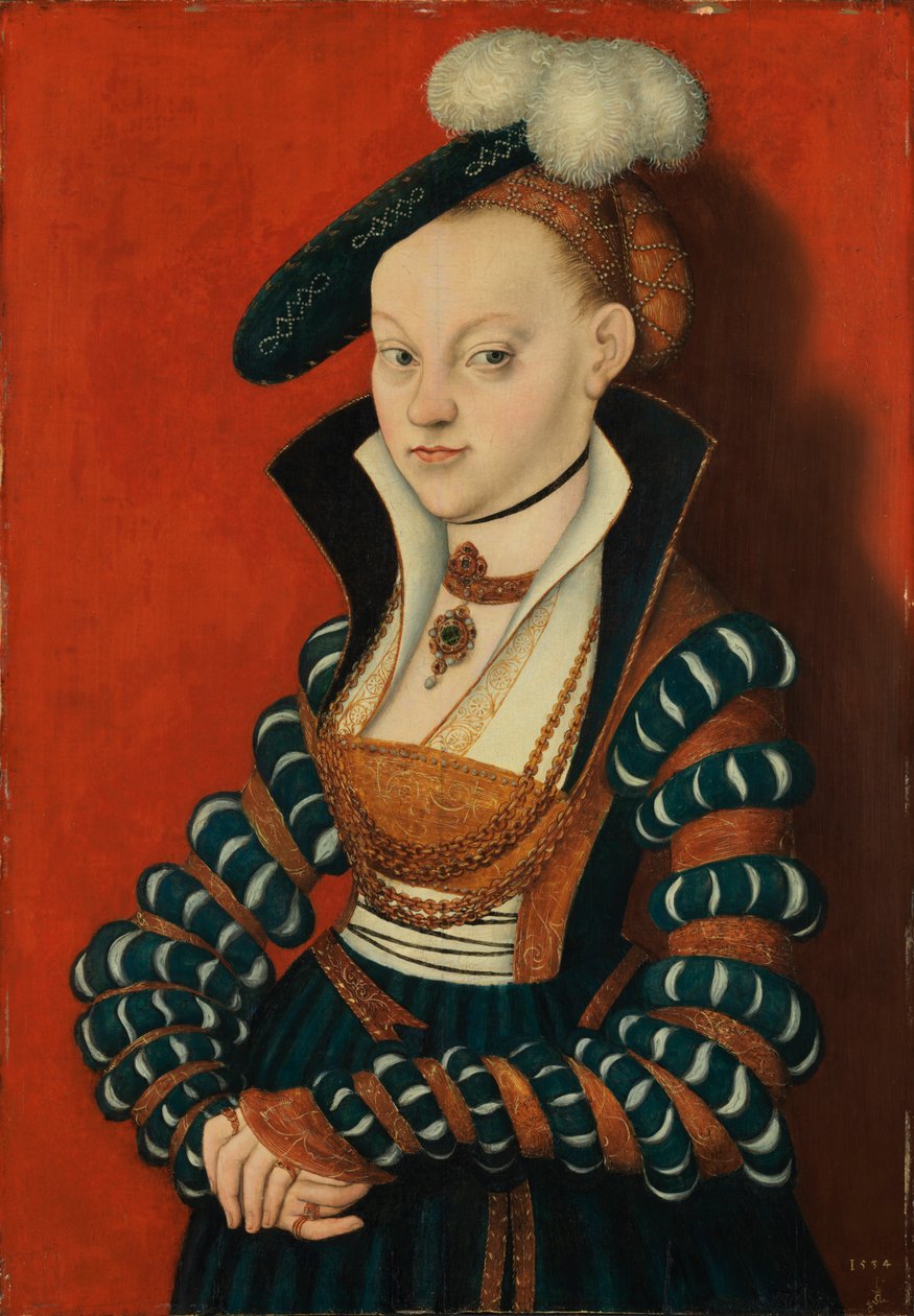 Ritratto di Christiane von Eulenau da Lucas Cranach the Elder