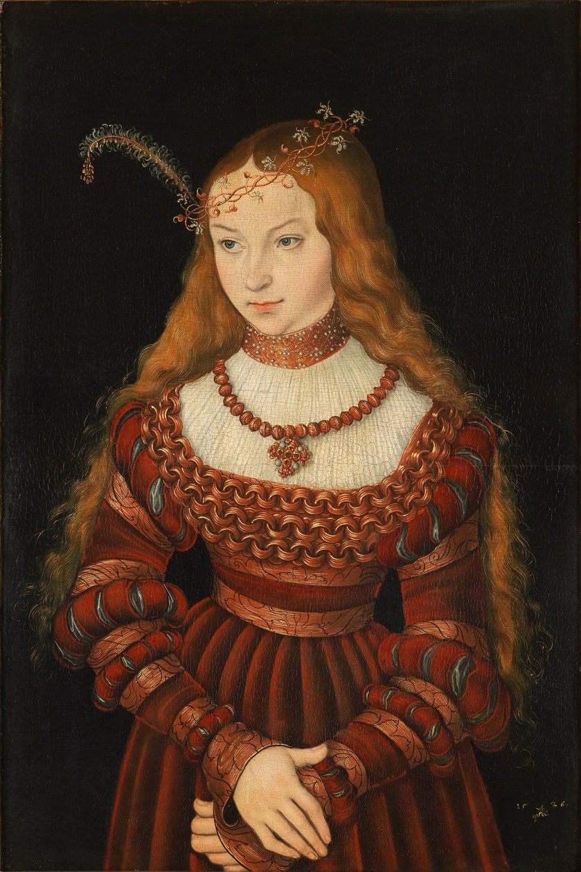 Ritratto della Principessa Sibilla di Cleve da Lucas Cranach the Elder