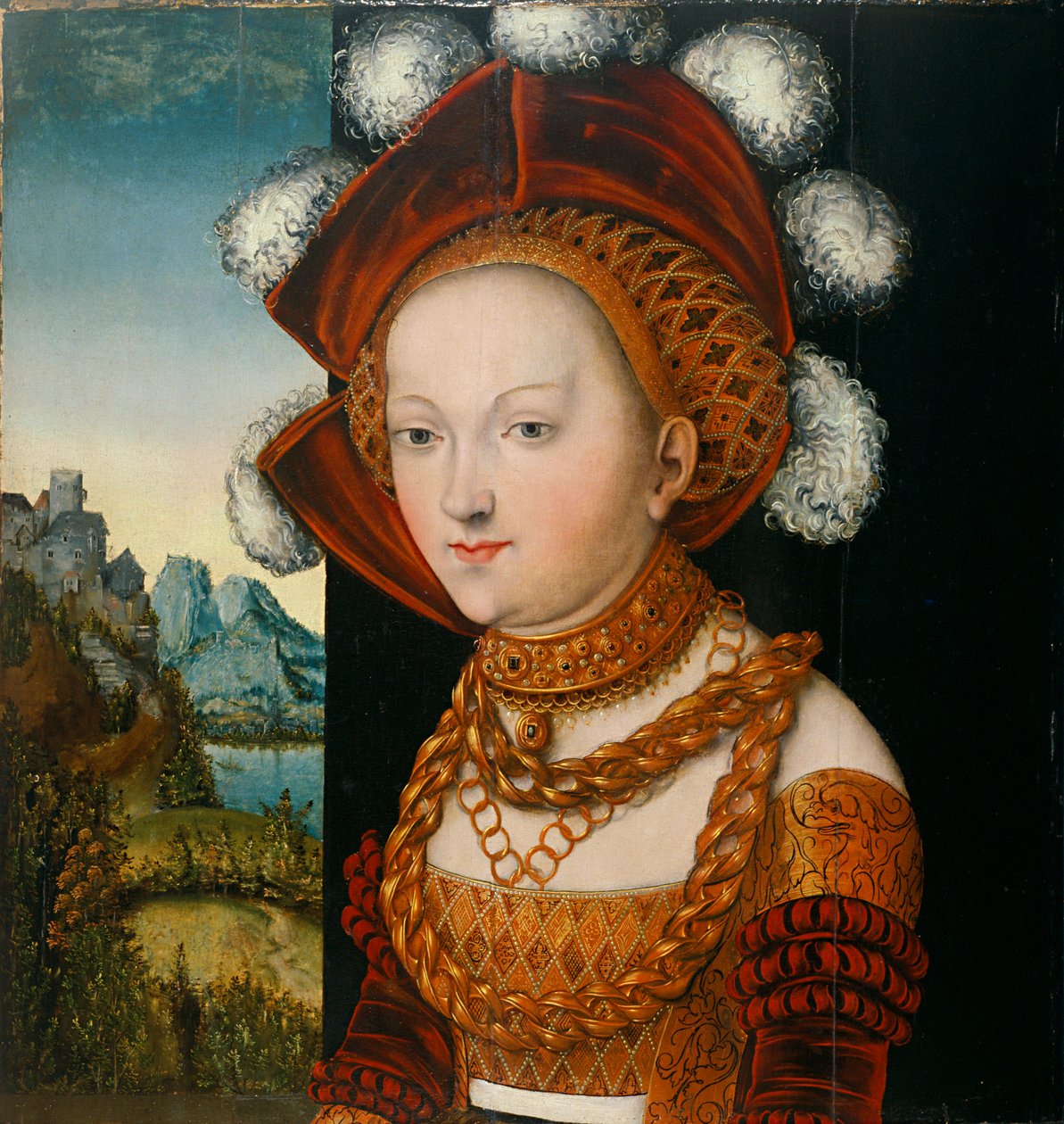 Ritratto di una dama da Lucas Cranach the Elder