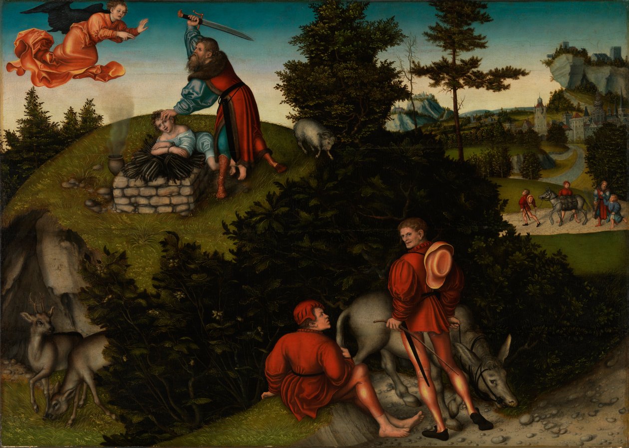 Il sacrificio di Abramo da Lucas Cranach the Elder