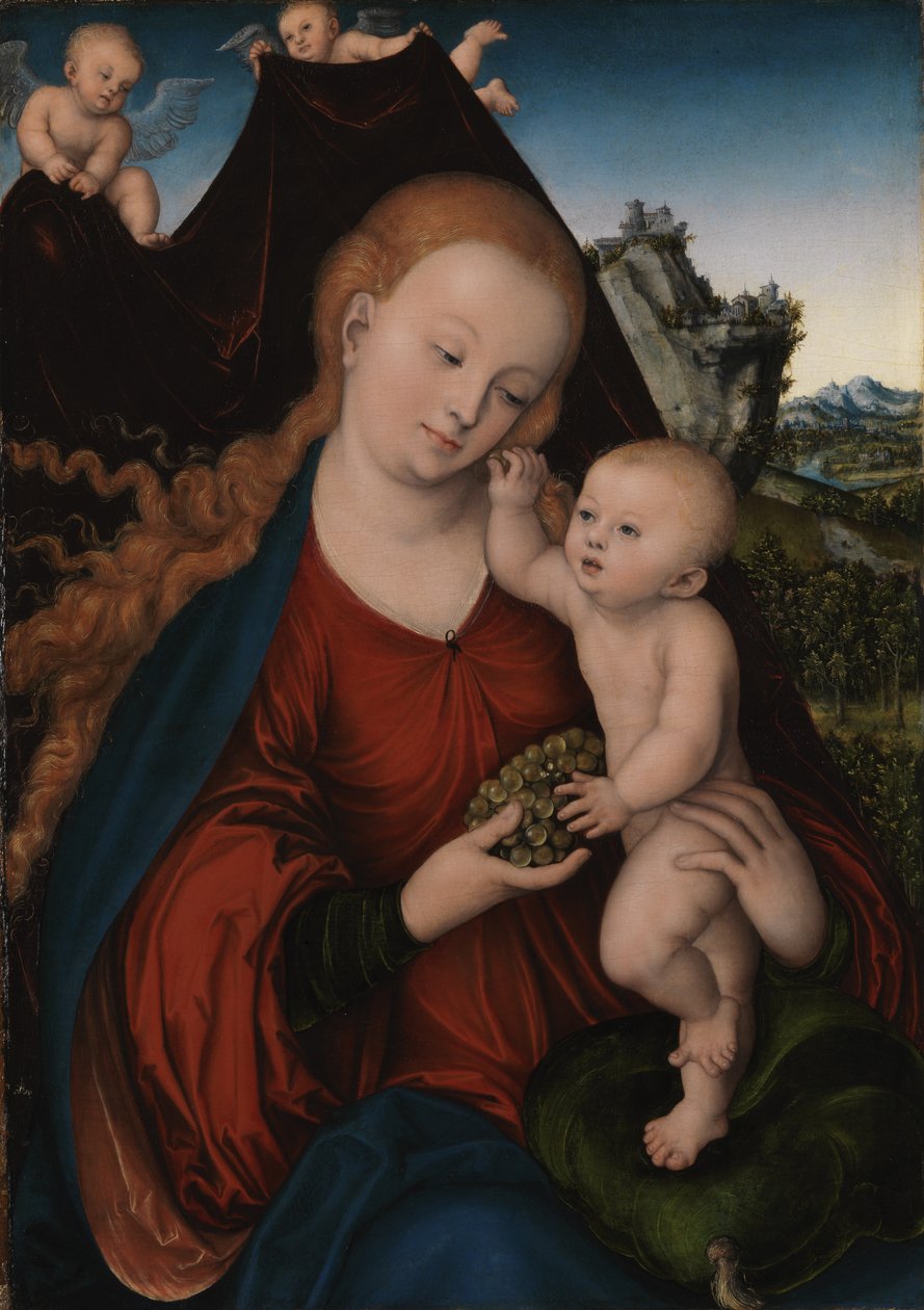 Madonna e Bambino da Lucas Cranach the Elder