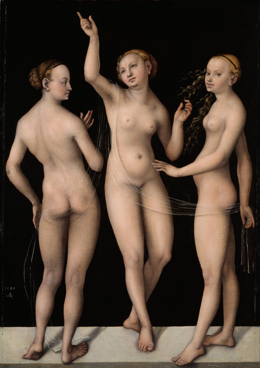 Le tre Grazie da Lucas Cranach the Elder