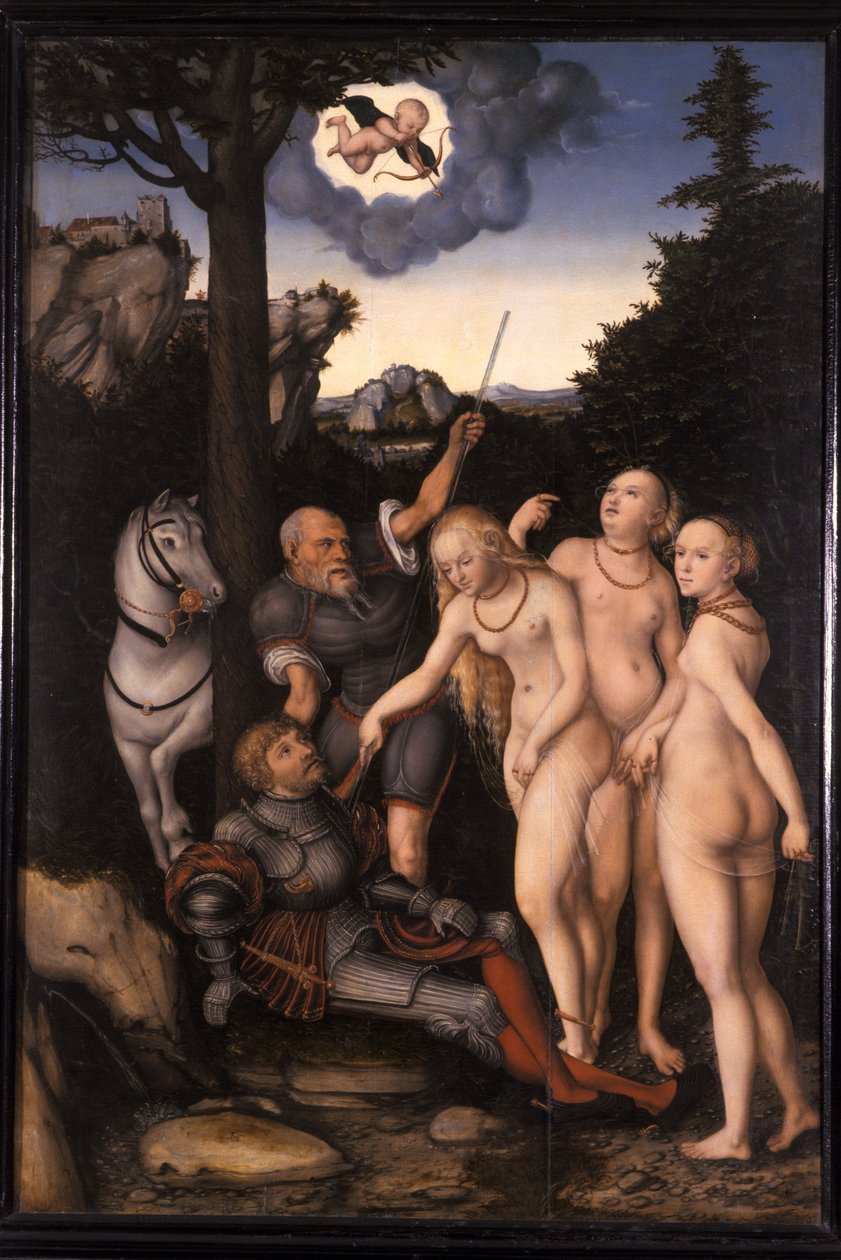 Il giudizio di Paride, 1540-46 da Lucas Cranach the Elder