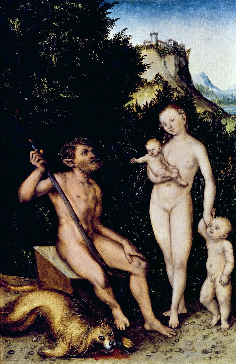 La Famiglia del Fauno da Lucas Cranach the Younger