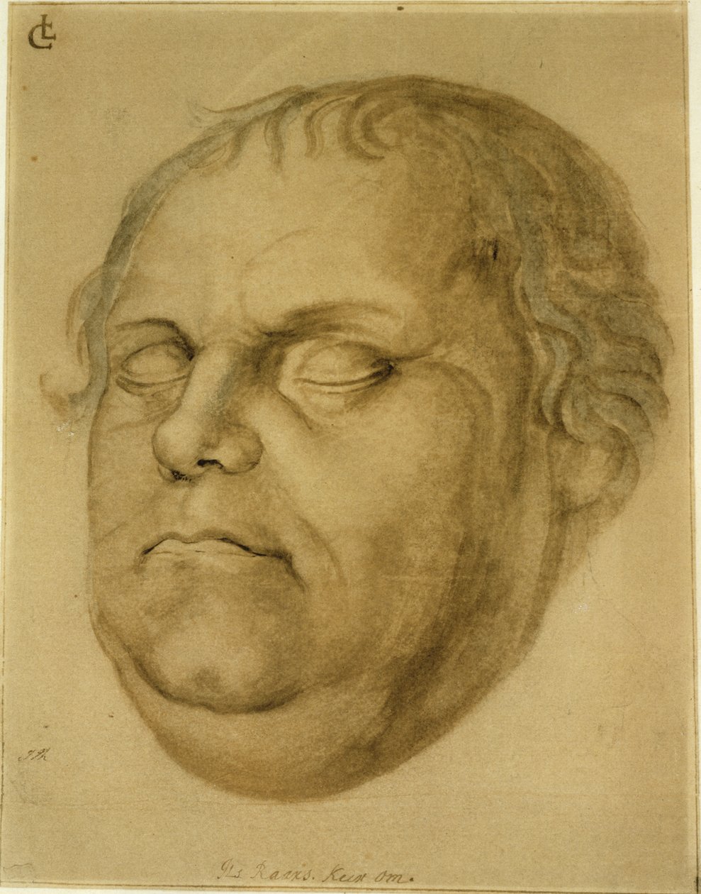 Ritratto postumo, Martin Lutero, 1546 da Lucas Fortenagl