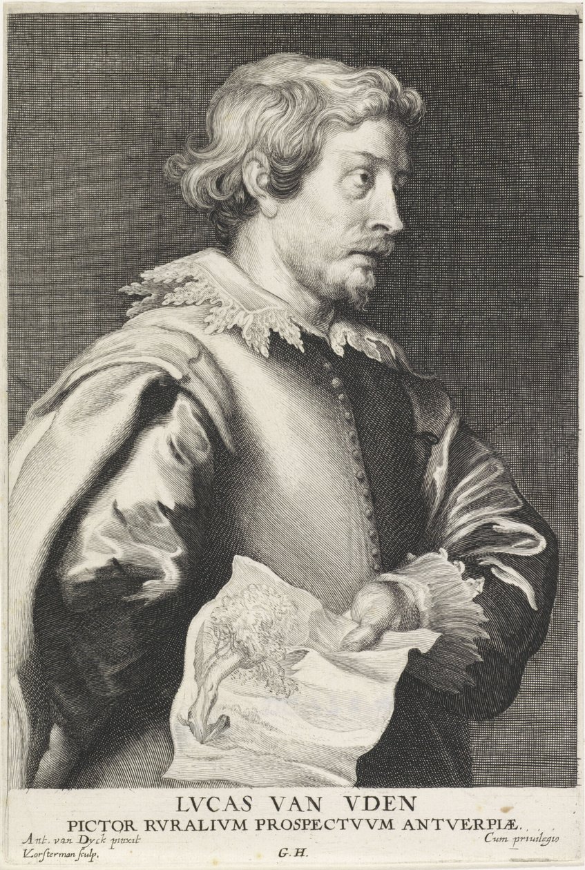 Ritratto di Lucas van Uden da Lucas Vorsterman