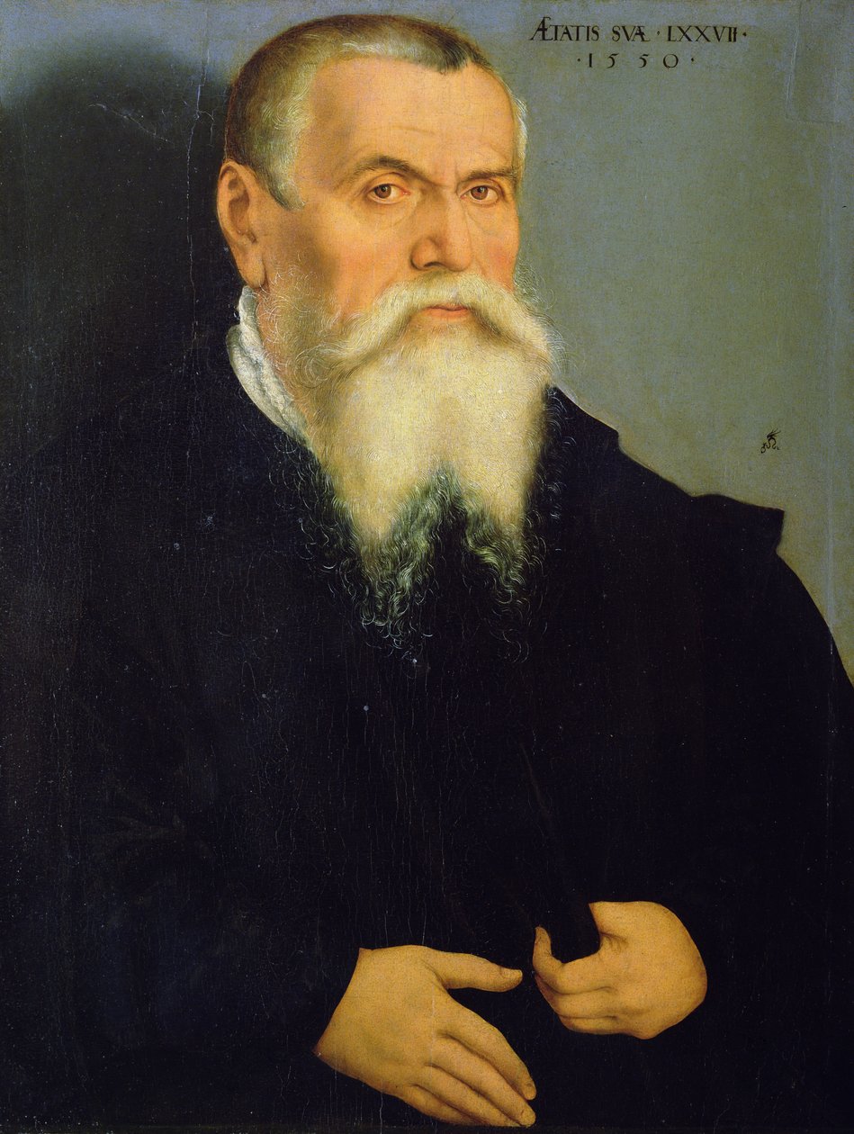 Autoritratto, 1550 da Lucas Cranach the Elder