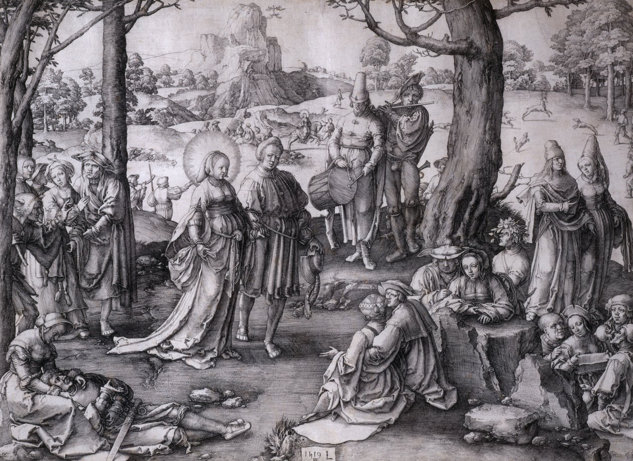 La danza di Santa Maria Maddalena da Lucas van Leyden