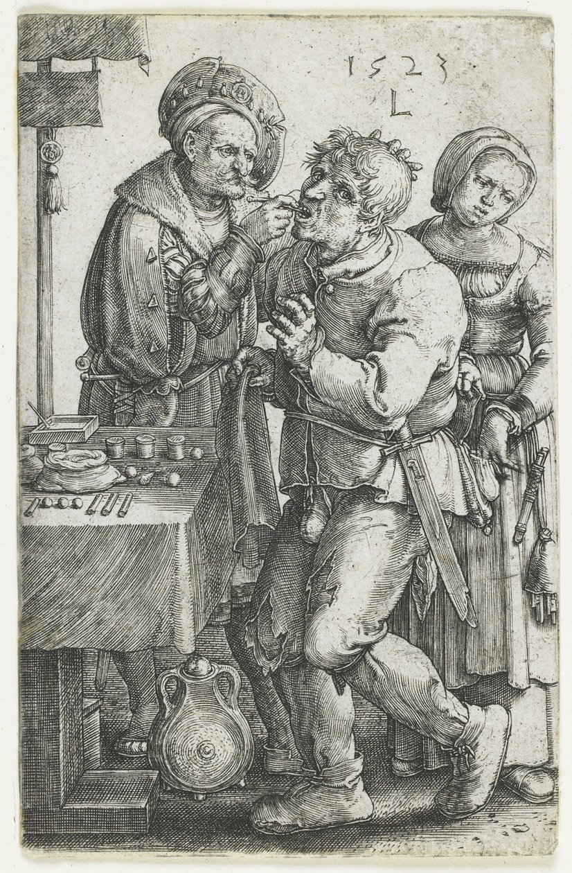 Il dentista da Lucas van Leyden