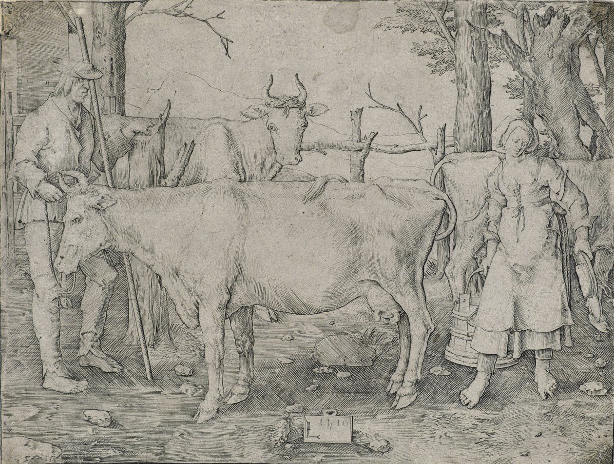 La Lattaia, 1510 da Lucas van Leyden