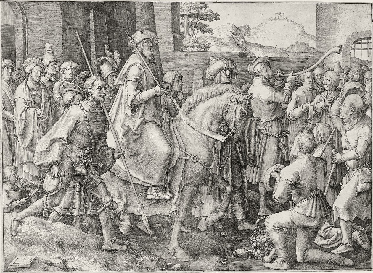 Il trionfo di Mardocheo da Lucas van Leyden