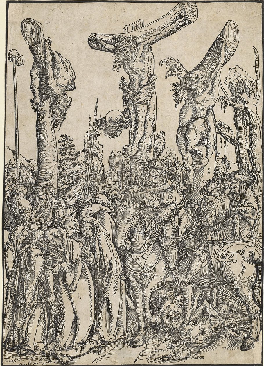 La crocifissione da Lucas Cranach the Elder
