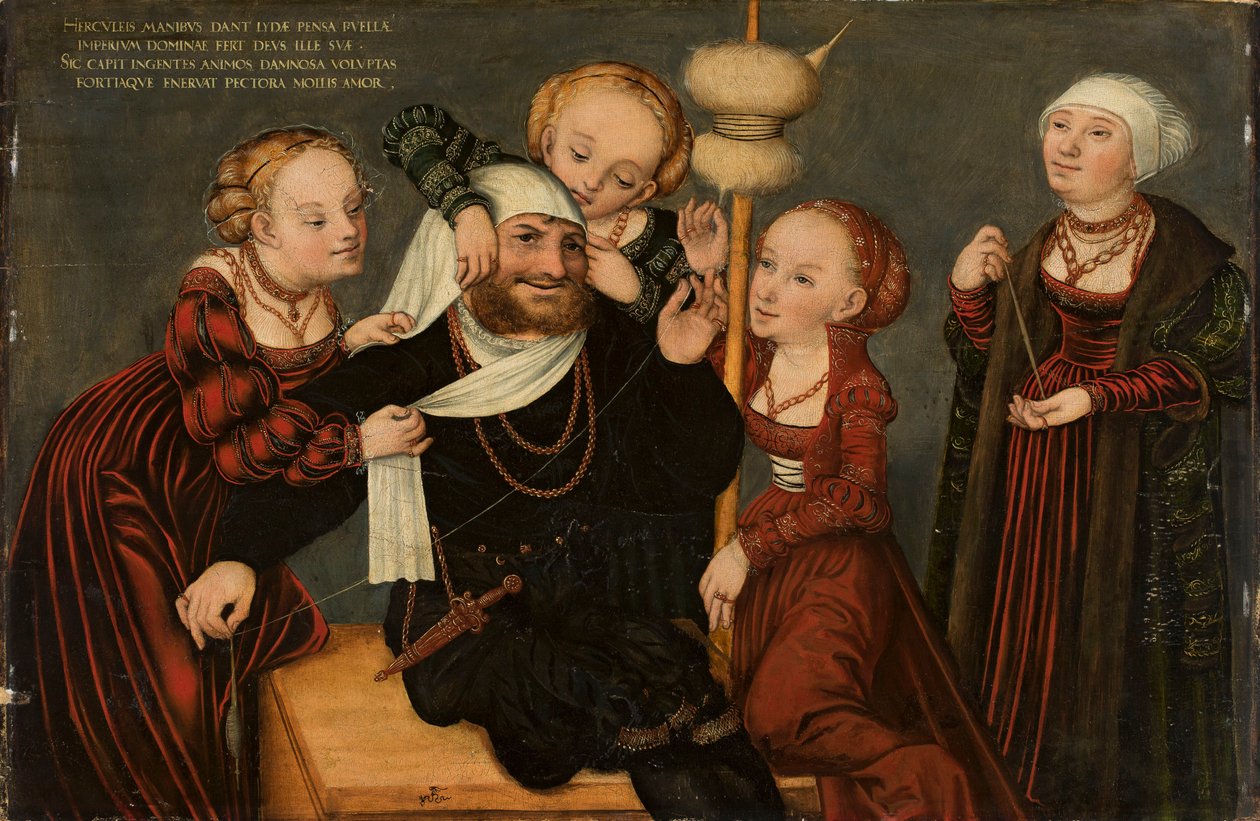Herkules und Omphale da Lucas Cranach