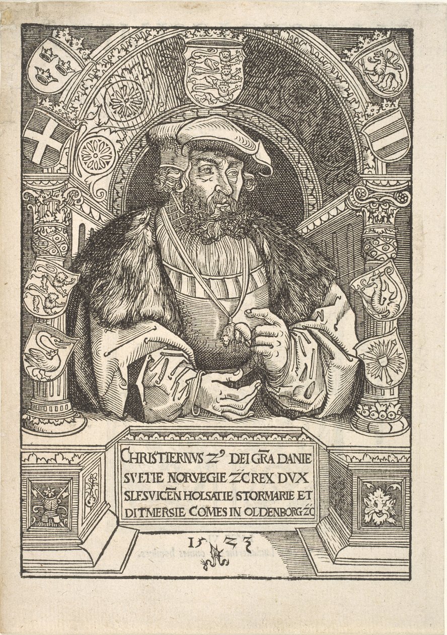 Re Cristiano II di Danimarca da Lucas Cranach d.Æ.
