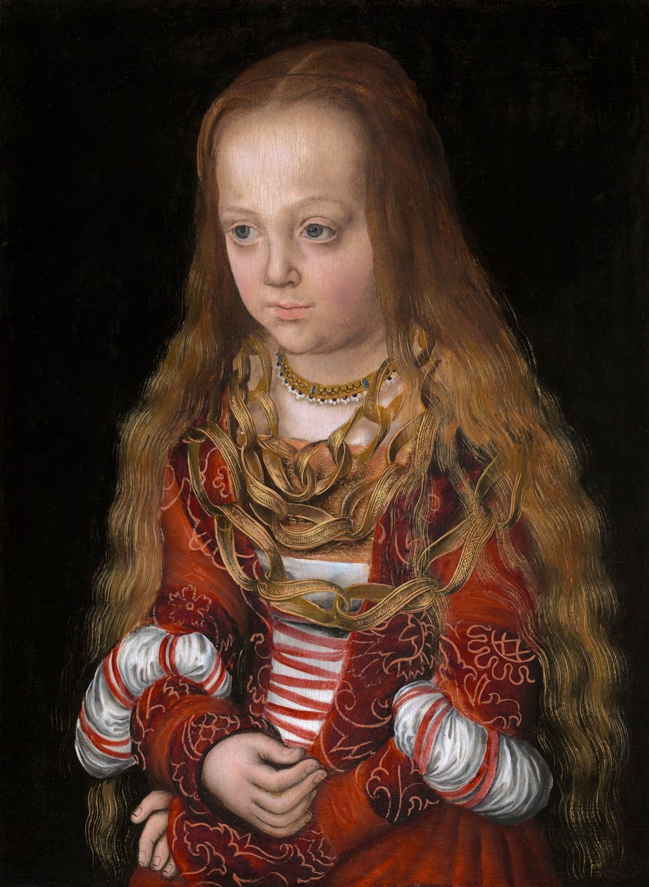 Una principessa di Sassonia da Lucas Cranach the Elder