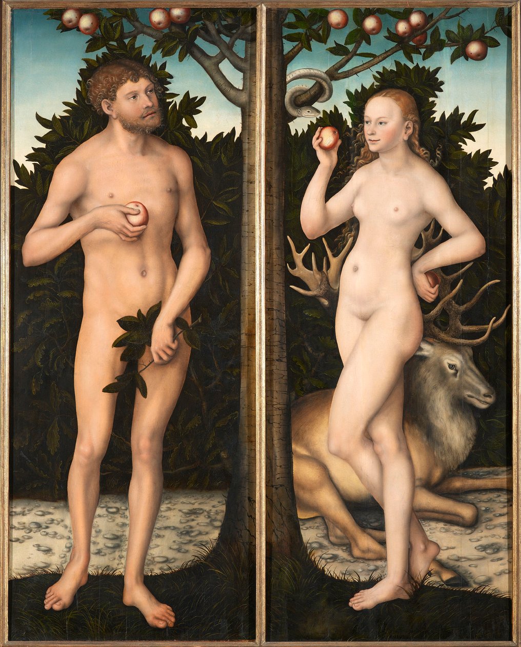 Adamo ed Eva da Lucas Cranach the Elder