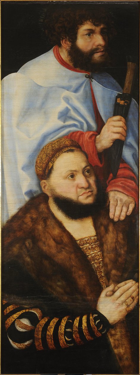 Pala della Vergine, o cosiddetta Pala dei Principi [ala sinistra]. da Lucas Cranach the Elder