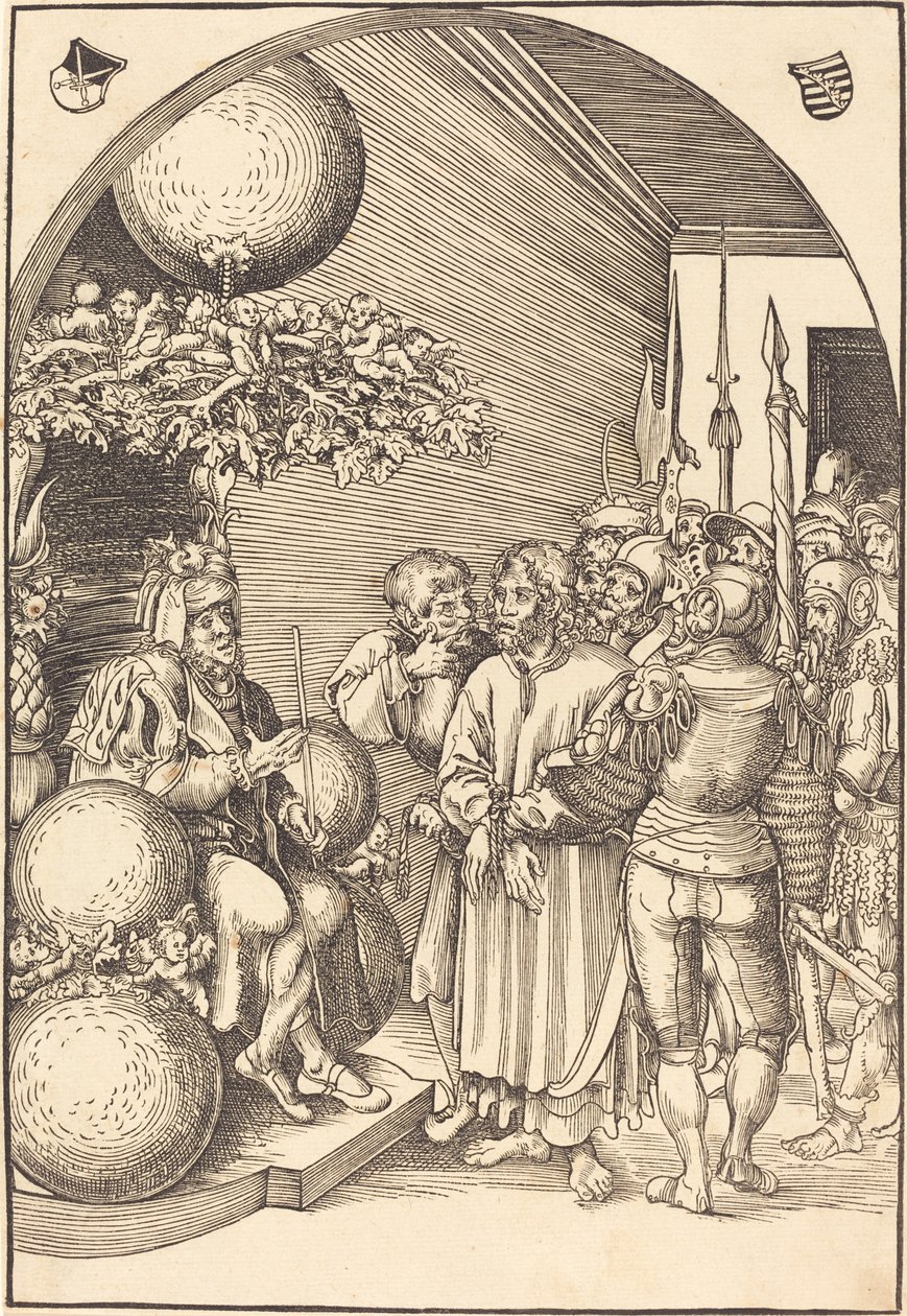 Cristo davanti a Erode da Lucas Cranach the Elder