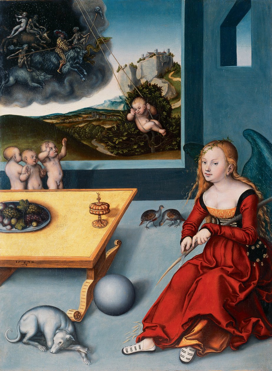 Francese: La Mélancolie Melancholia da Lucas Cranach the Elder