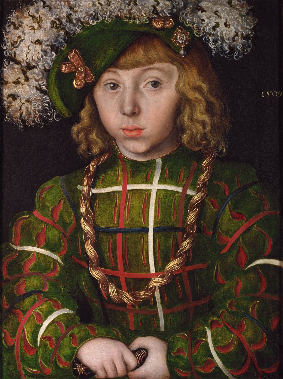 Tedesco: Ritratto di Johann Friedrich I, il Magnanimo Ritratto di Johann Friedrich il Magnanimo da Lucas Cranach the Elder