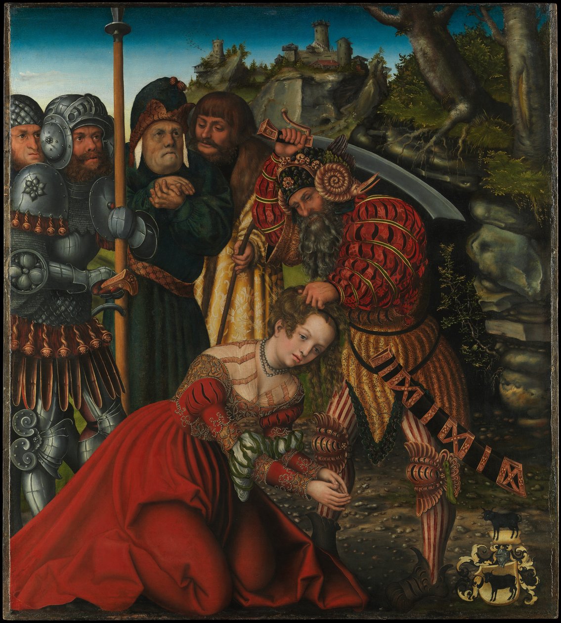 Tedesco: Das Martyrium der Heiligen Barbara Il martirio di Santa Barbara da Lucas Cranach the Elder