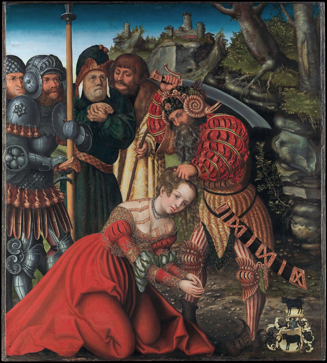 Tedesco: Das Martyrium der Heiligen Barbara Il martirio di Santa Barbara da Lucas Cranach the Elder