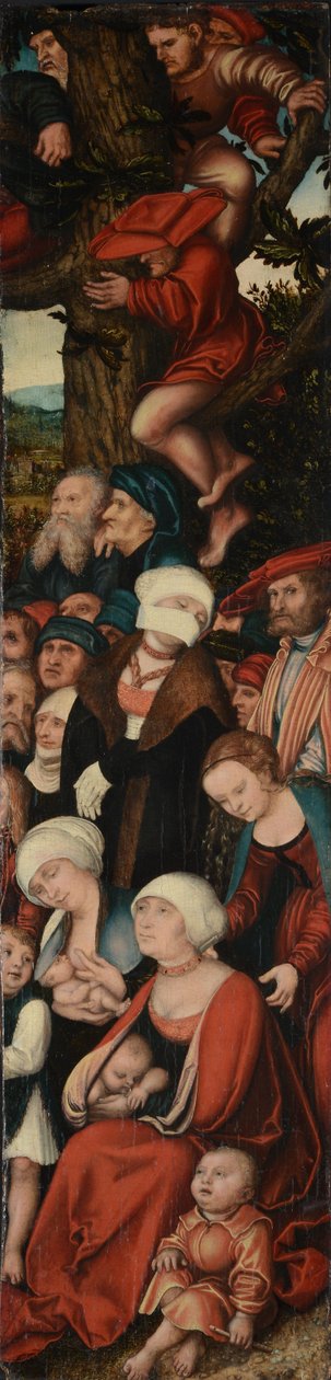 Tedesco: Die Predigt Johannes des Täufers Predicazione di Giovanni il Battista da Lucas Cranach the Elder