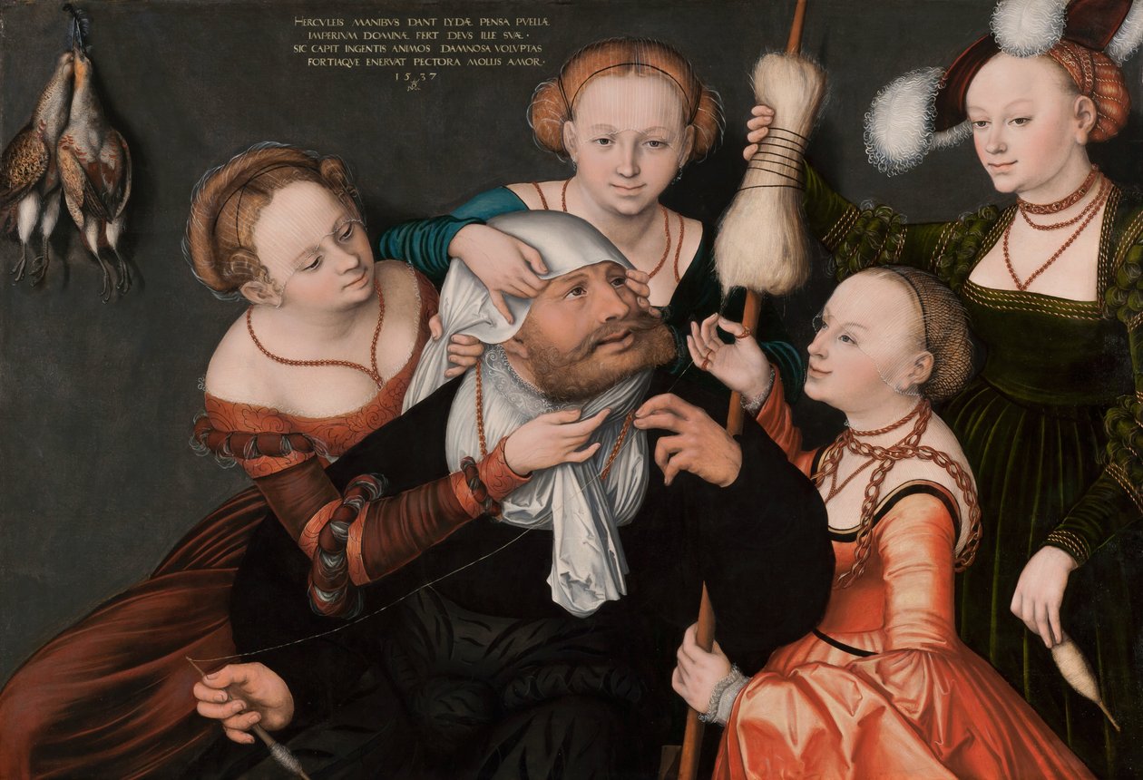 Ercole e Onfale, 1537 da Lucas Cranach the Elder