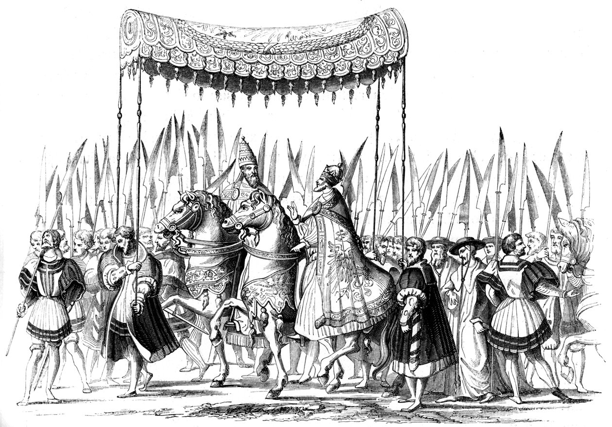 Processione imperiale da Lucas Cranach the Elder