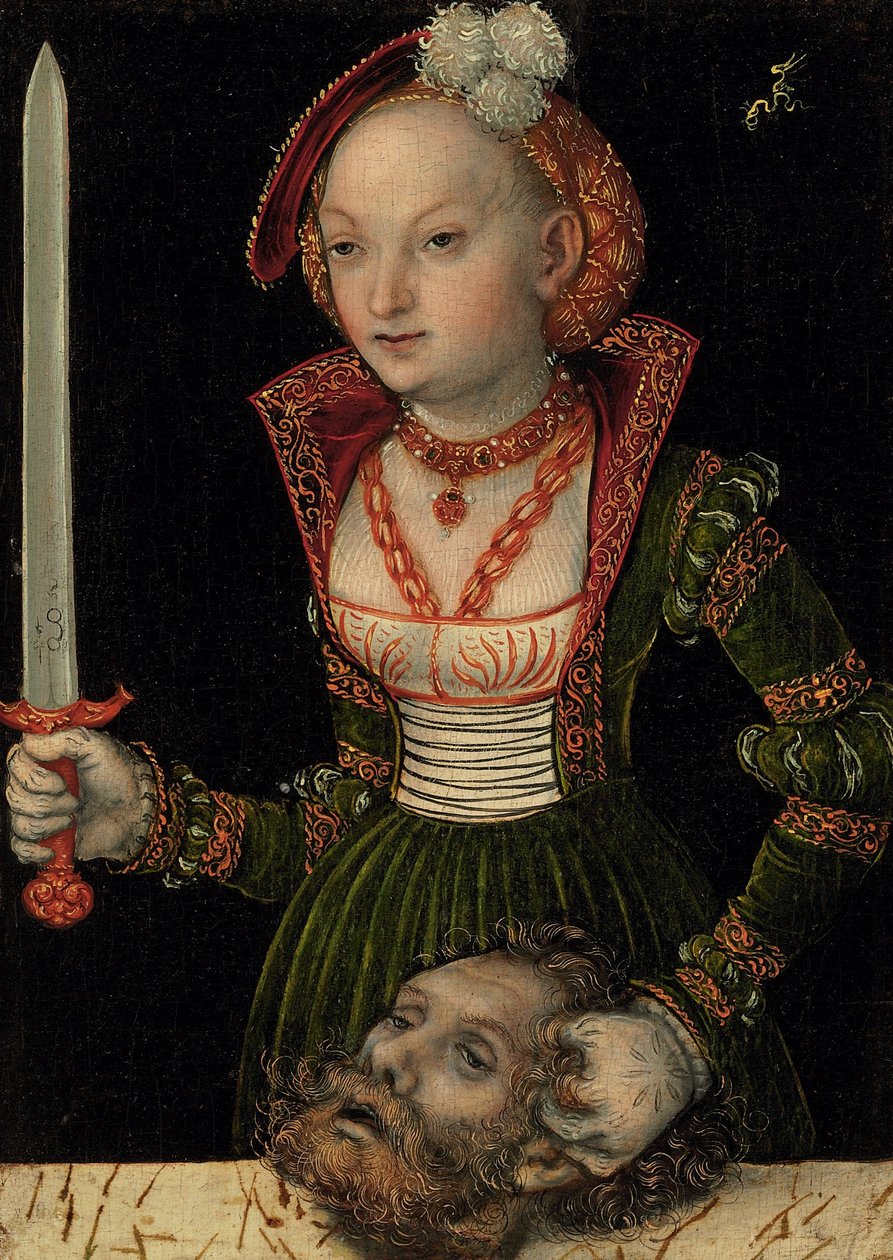 Giuditta con la testa di Oloferne da Lucas Cranach the Elder