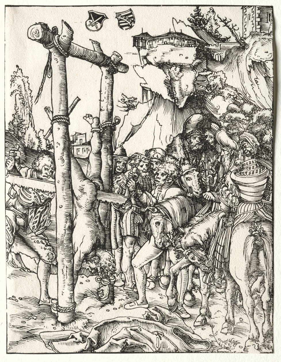Martirio di San Simeone, c. 1510 da Lucas Cranach the Elder