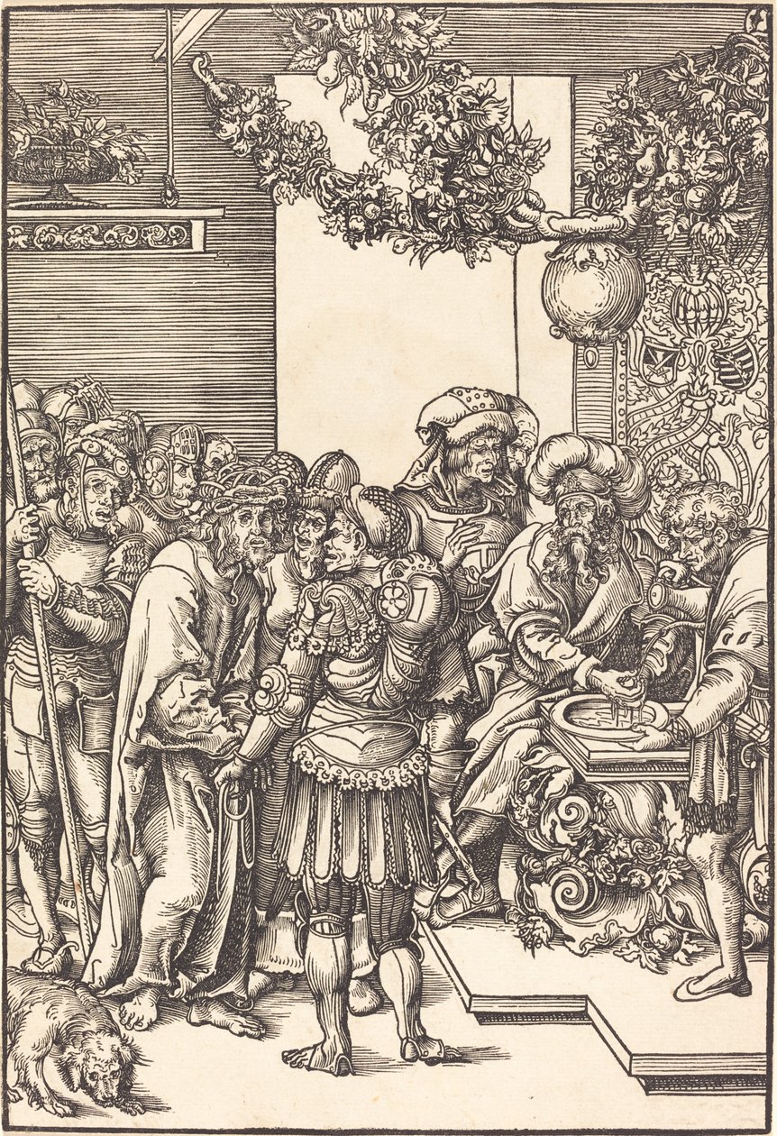 Pilato si lava le mani da Lucas Cranach the Elder