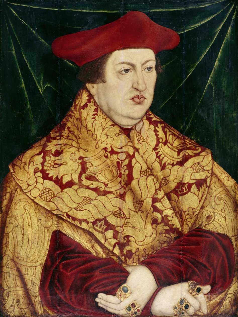 Ritratto del cardinale Albrecht di Brandeburgo da Lucas Cranach the Elder
