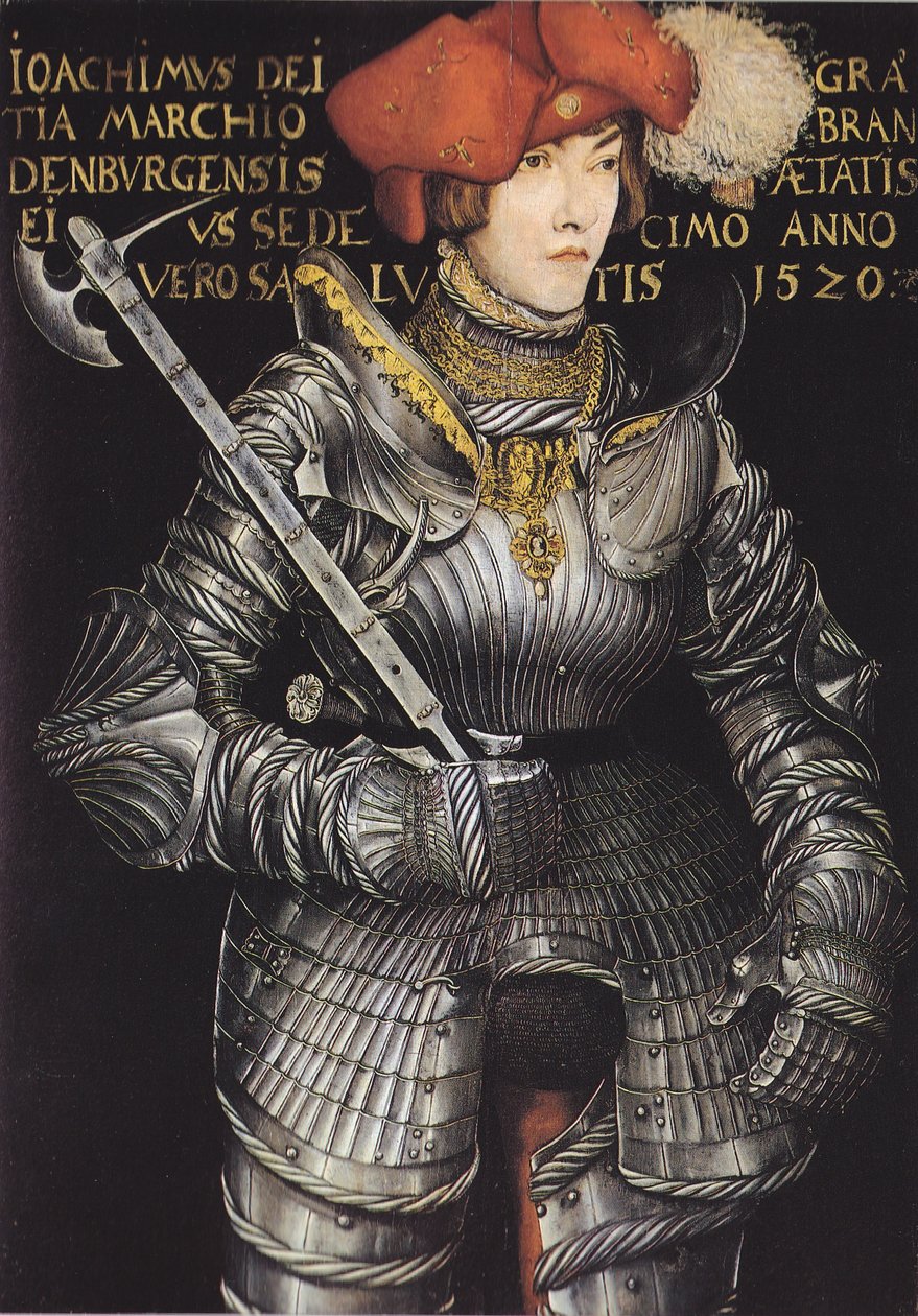 Ritratto di Gioacchino II di Brandeburgo come principe elettore da Lucas Cranach the Elder