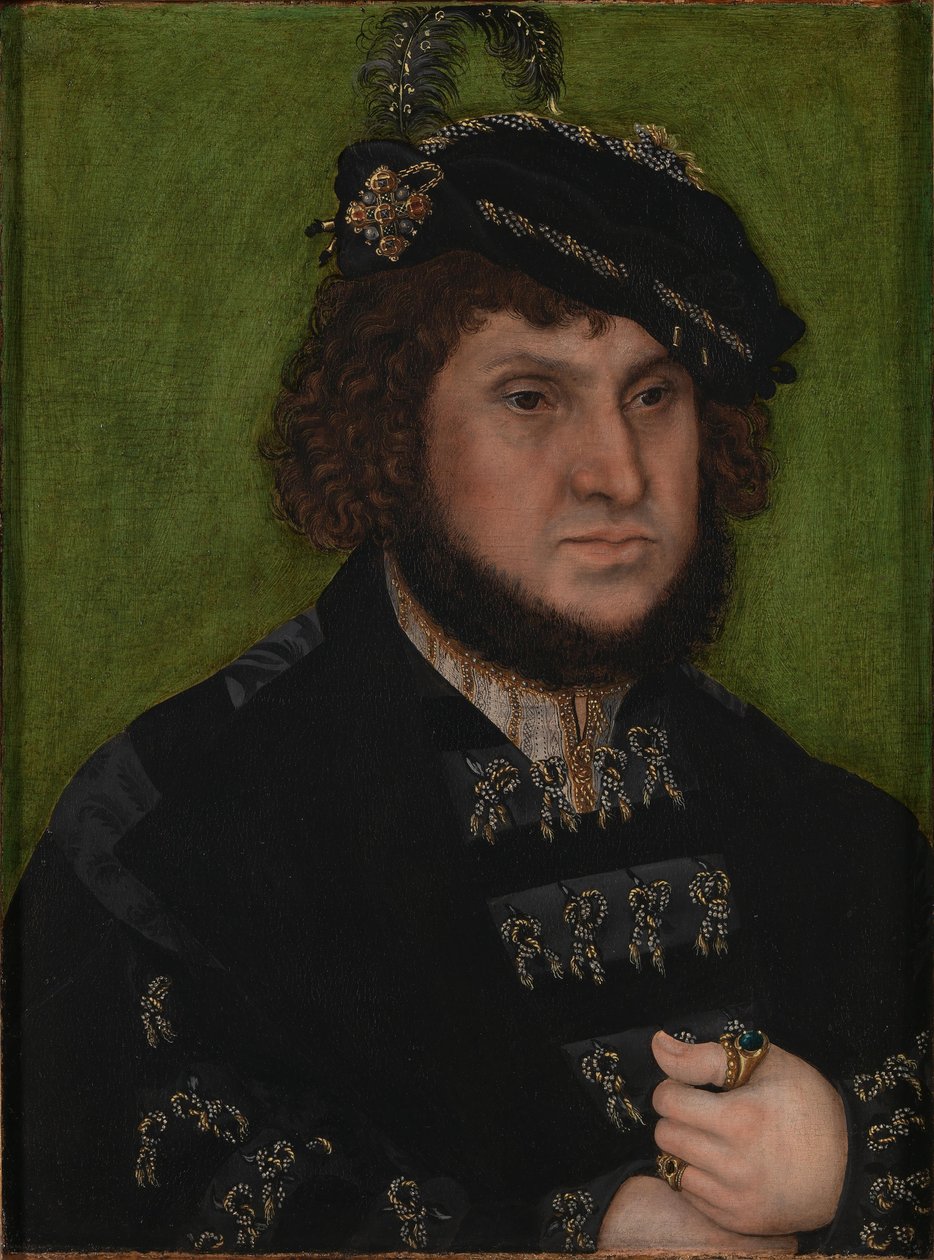 Ritratto di Giovanni, Elettore di Sassonia da Lucas Cranach the Elder