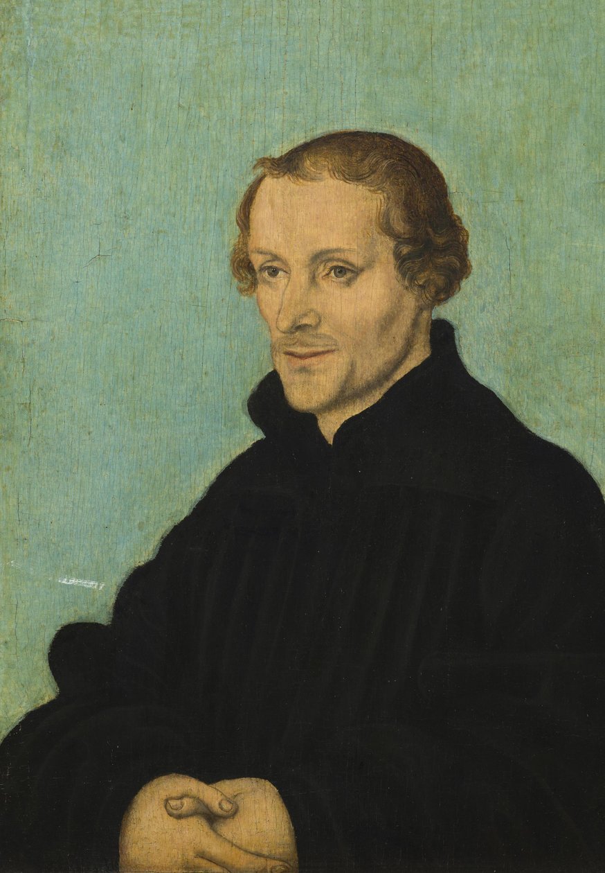 Ritratto di Philipp Melanchton da Lucas Cranach the Elder
