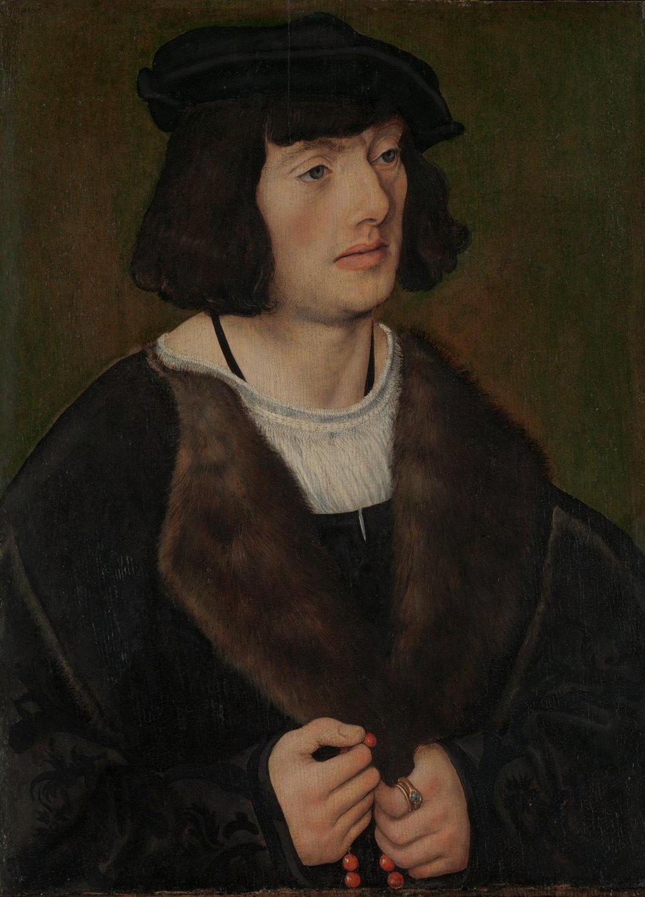 Ritratto di un uomo con un rosario, ca. 1508 da Lucas Cranach the Elder