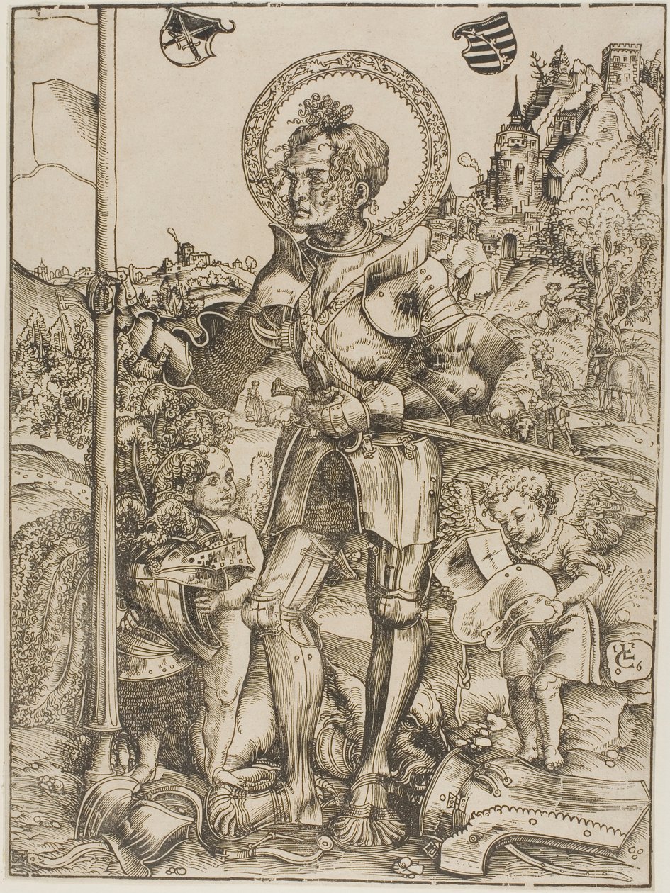 San Giorgio in piedi da Lucas Cranach the Elder