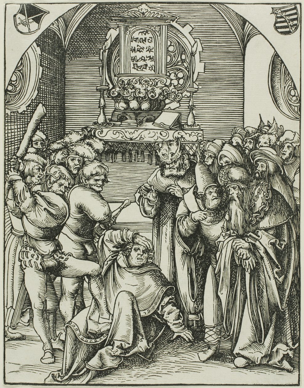 San Giuda, da Il martirio degli apostoli da Lucas Cranach the Elder