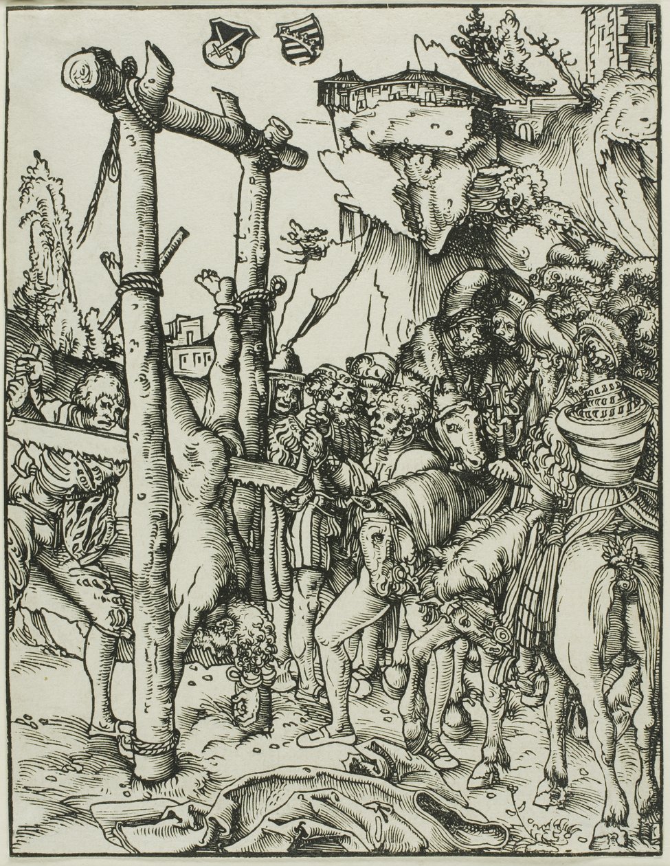San Simone, da Il martirio degli apostoli da Lucas Cranach the Elder