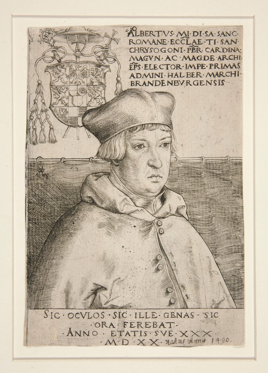 Il Cardinale Albrecht di Brandeburgo da Lucas Cranach the Elder