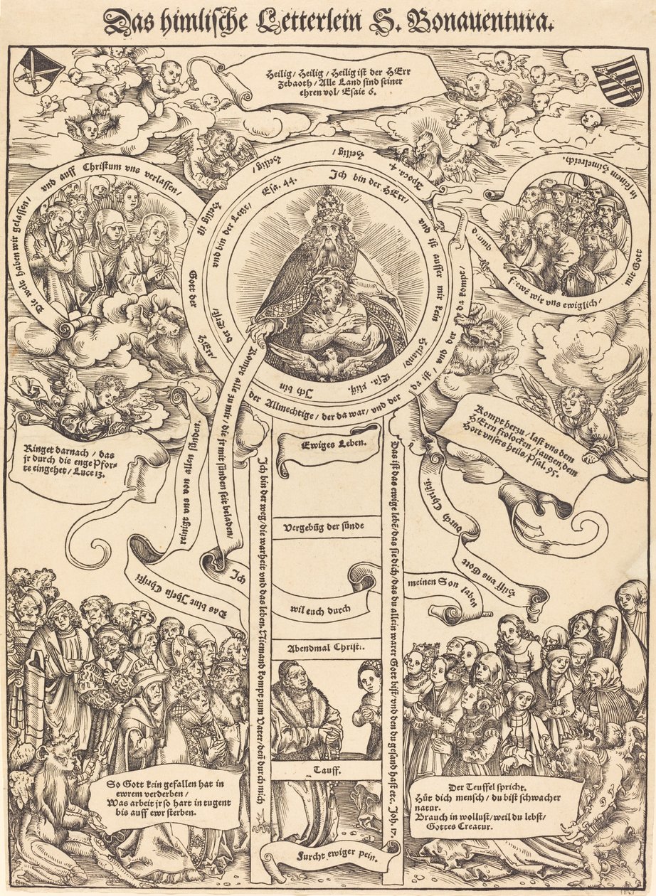 La scala celeste di San Bonaventura da Lucas Cranach the Elder