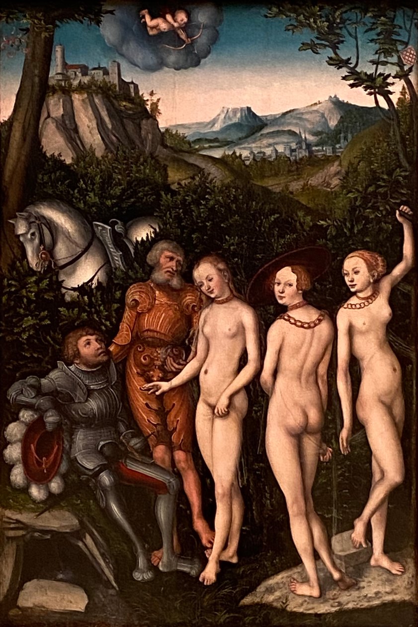 Il giudizio di Parigi da Lucas Cranach the Elder