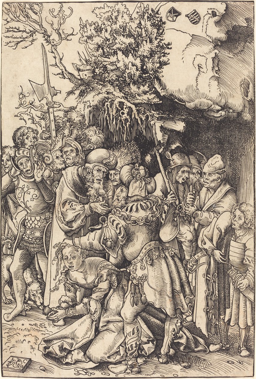 Il martirio di Santa Barbara da Lucas Cranach the Elder