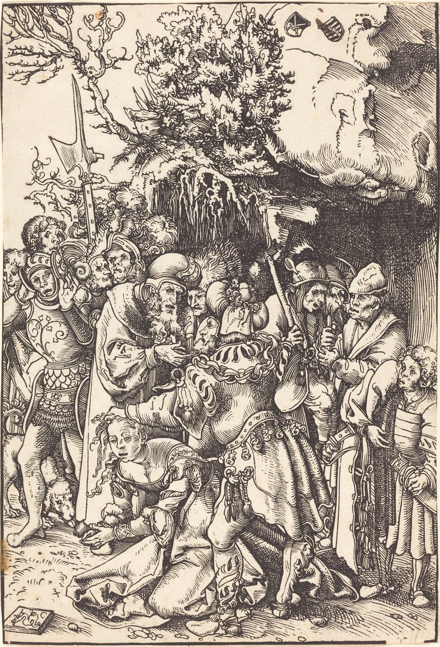 Il martirio di Santa Barbara da Lucas Cranach the Elder