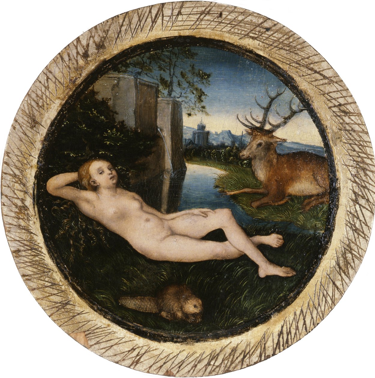 La ninfa della primavera da Lucas Cranach the Elder