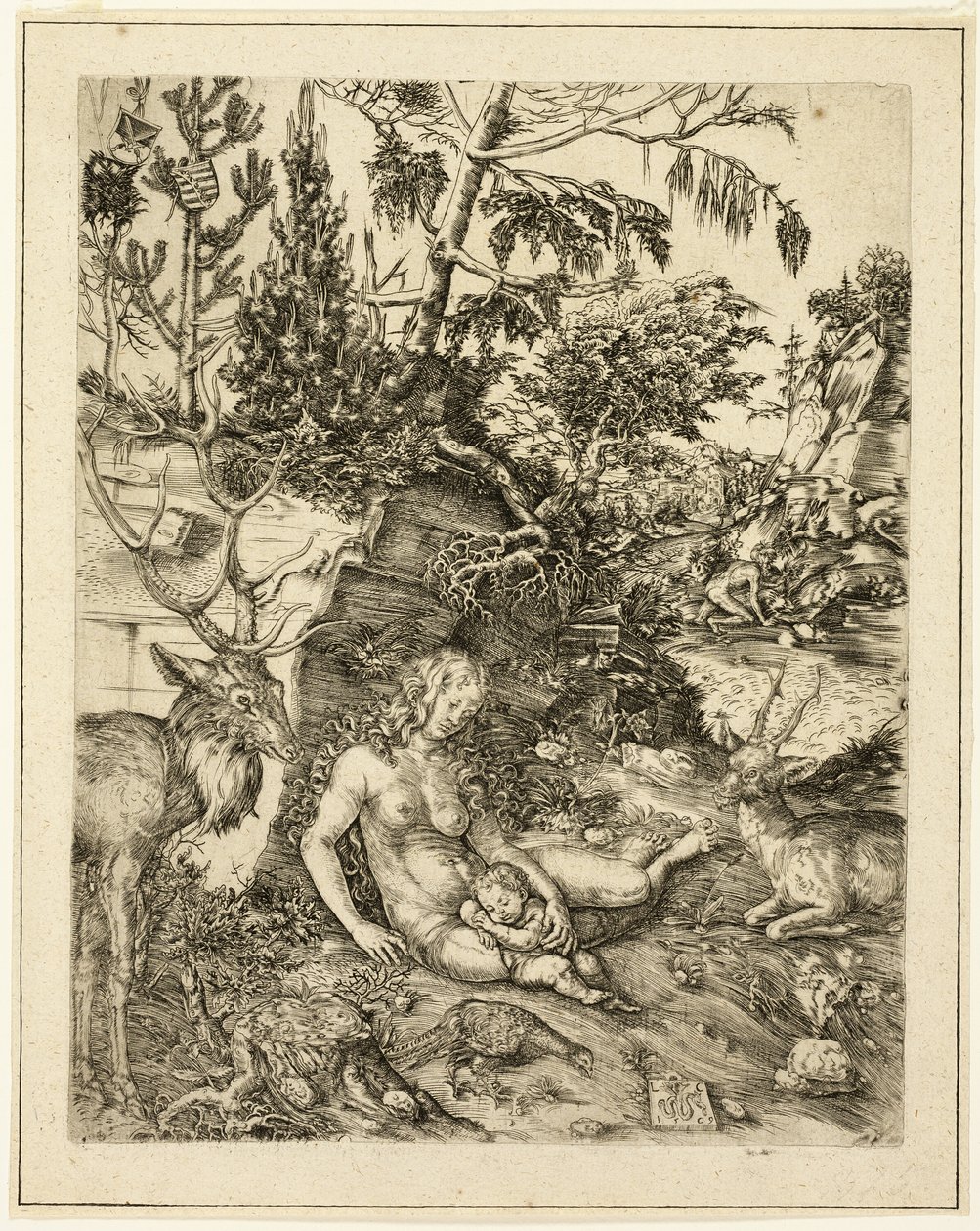 La penitenza di san Giovanni Crisostomo da Lucas Cranach the Elder