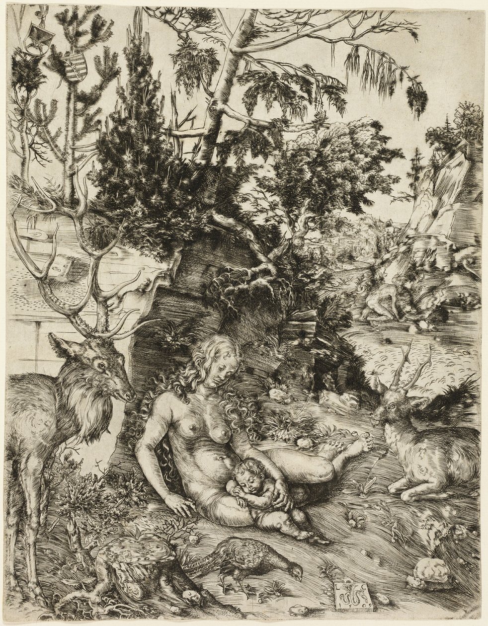 La penitenza di san Giovanni Crisostomo da Lucas Cranach the Elder